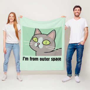 RICK AND MORTY™ I'm From Outer Space Fleece Blanket