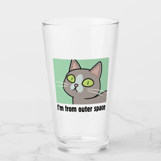 RICK AND MORTY™ | I'm From Outer Space Glass (Front)