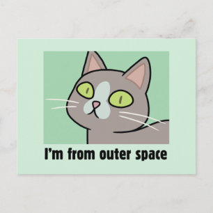RICK AND MORTY™ I'm From Outer Space Invitation Postcard