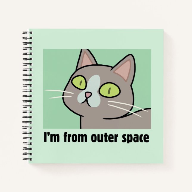 RICK AND MORTY™ | I'm From Outer Space Notebook (Front)
