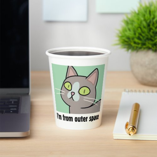 RICK AND MORTY  Im From Outer Space Paper Cups