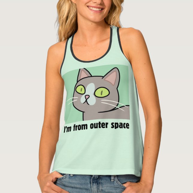 RICK AND MORTY™ | I'm From Outer Space Tank Top (Front)