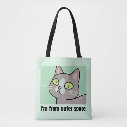 RICK AND MORTY  Im From Outer Space Tote Bag