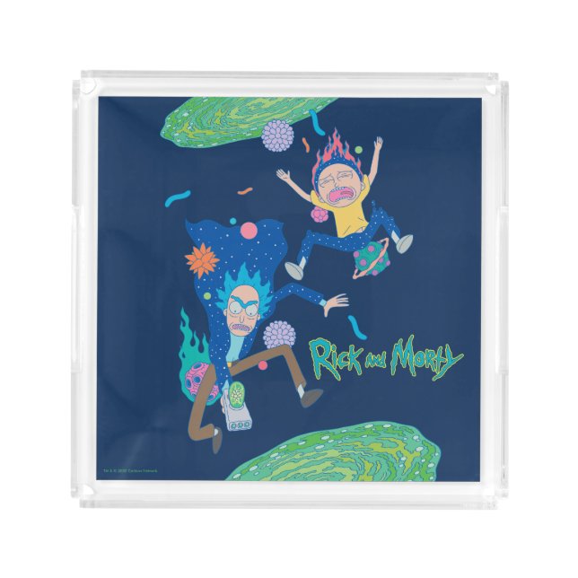RICK AND MORTY™ | Infected Portal Jump Acrylic Tray (Front)