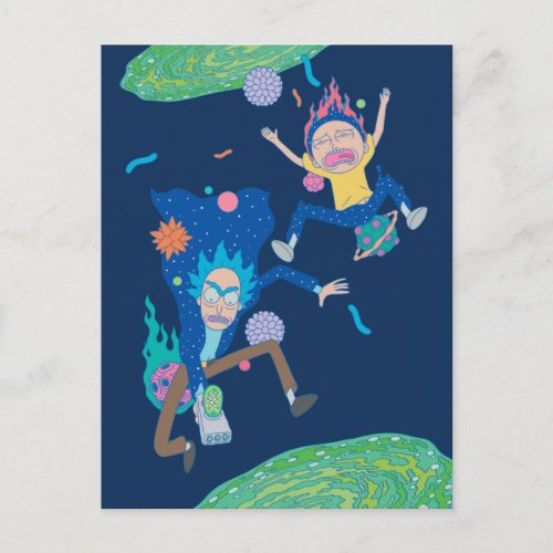 RICK AND MORTY  Infected Portal Jump Invitation Postcard