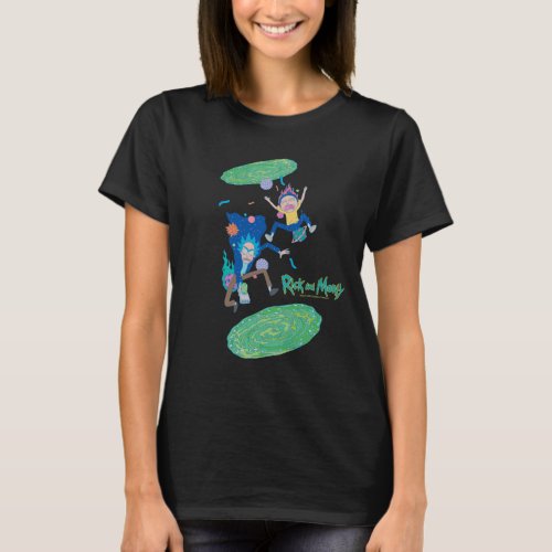 RICK AND MORTY  Infected Portal Jump T_Shirt