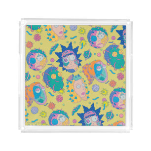 RICK AND MORTY™ Infected Smith Family Pattern Acrylic Tray