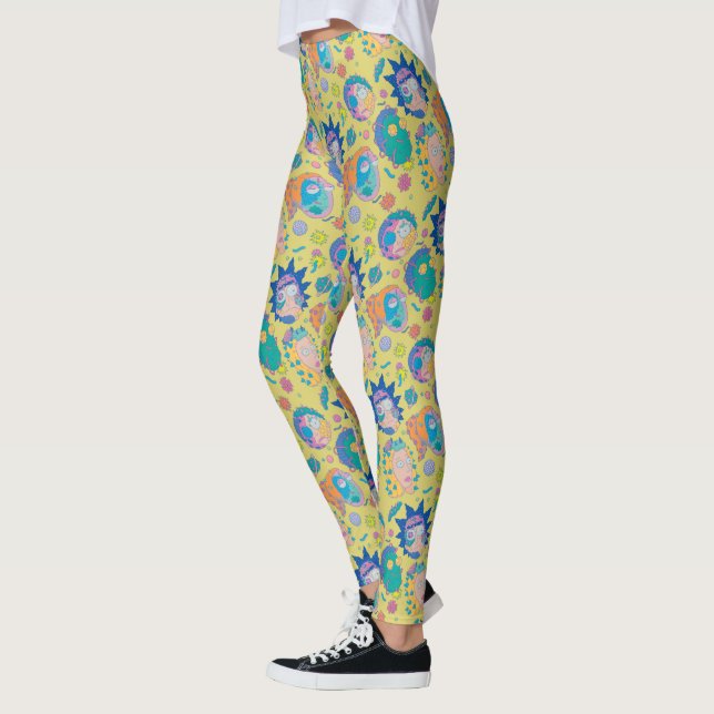 RICK AND MORTY™ | Infected Smith Family Pattern Leggings (Left)