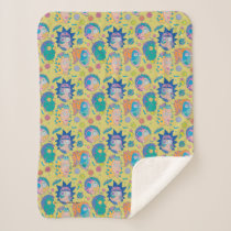 RICK AND MORTY™ | Infected Smith Family Pattern Sherpa Blanket