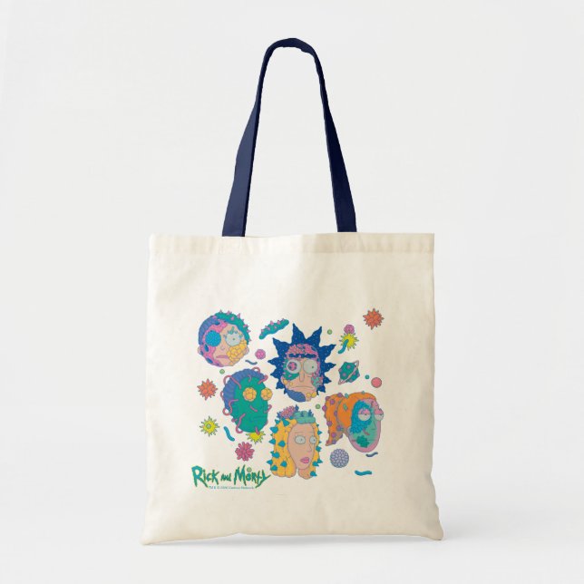 RICK AND MORTY™ | Infected Smith Family Pattern Tote Bag (Front)