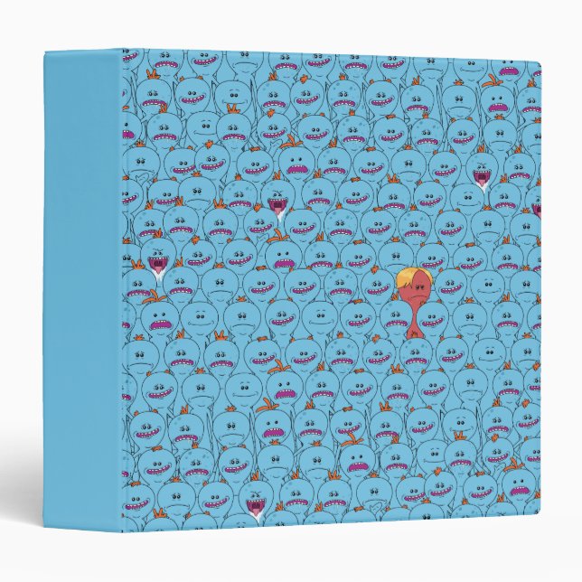 RICK AND MORTY™ | Kirkland Mr. Meeseeks 3 Ring Binder (Front/Spine)