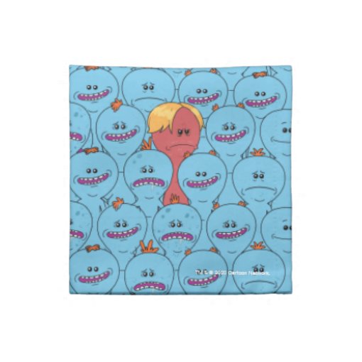 RICK AND MORTY™ Kirkland Mr. Meeseeks Cloth Napkin Zazzle