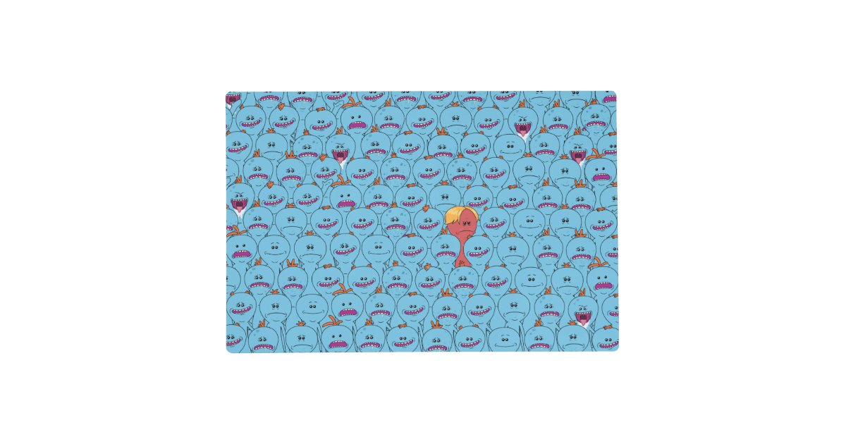 RICK AND MORTY™ Kirkland Mr. Meeseeks Placemat Zazzle