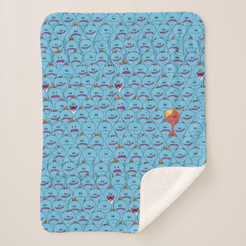 RICK AND MORTY  Kirkland Mr Meeseeks Sherpa Blanket