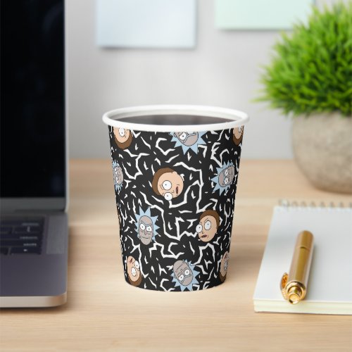 Rick and Morty Lightning Pattern Paper Cups