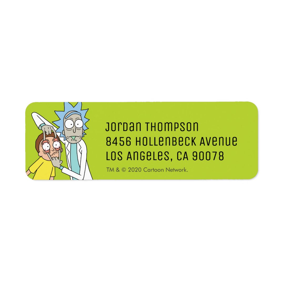 RICK AND MORTY™ | Look At That Label | Zazzle