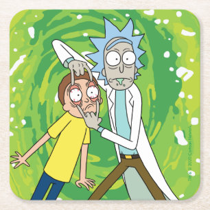 RICK AND MORTY™ Look At That Square Paper Coaster