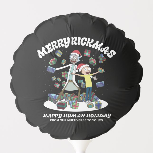 Rick and Morty | Merry Rickmas Presents Balloon (Front)