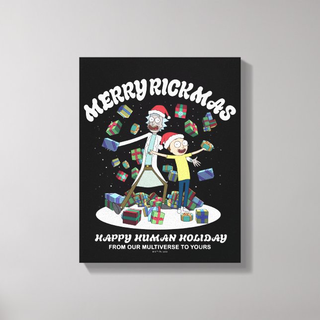 Rick and Morty | Merry Rickmas Presents Canvas Print (Front)