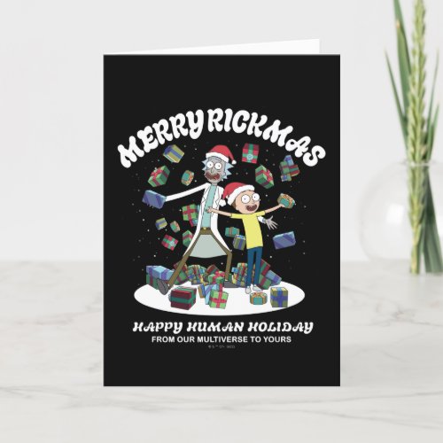 Rick and Morty  Merry Rickmas Presents Holiday Card