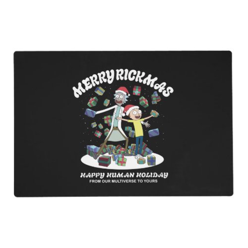 Rick and Morty  Merry Rickmas Presents Placemat