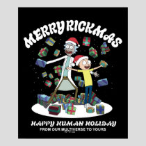 Rick and Morty | Merry Rickmas Presents Poster