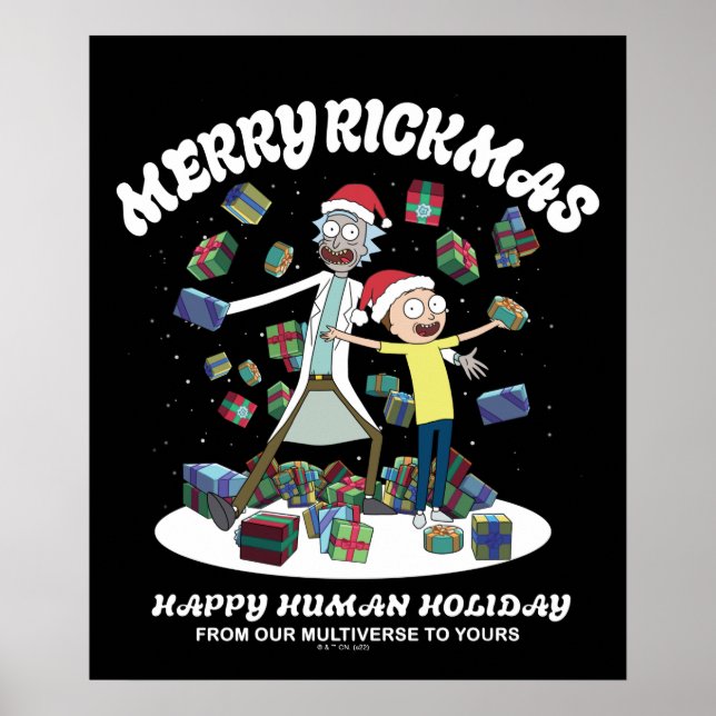 Rick and Morty | Merry Rickmas Presents Poster (Front)