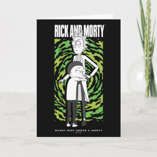 RICK AND MORTY™   Morty Hugging Rick Card