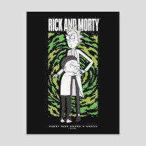 RICK AND MORTY™ | Morty Hugging Rick Postcard