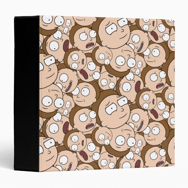 RICK AND MORTY™ | Morty's Moods 3 Ring Binder (Front/Spine)