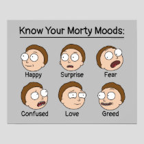 RICK AND MORTY™ | Morty's Moods Poster