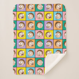RICK AND MORTY™ Morty's Moods Sherpa Blanket