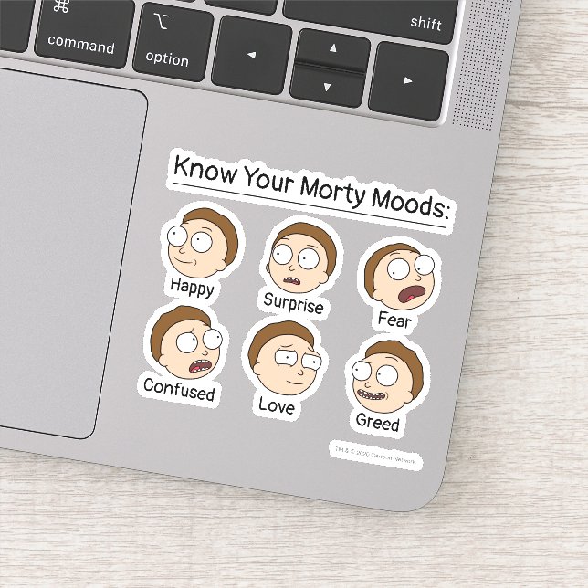 RICK AND MORTY™ | Morty's Moods Sticker (Detail)