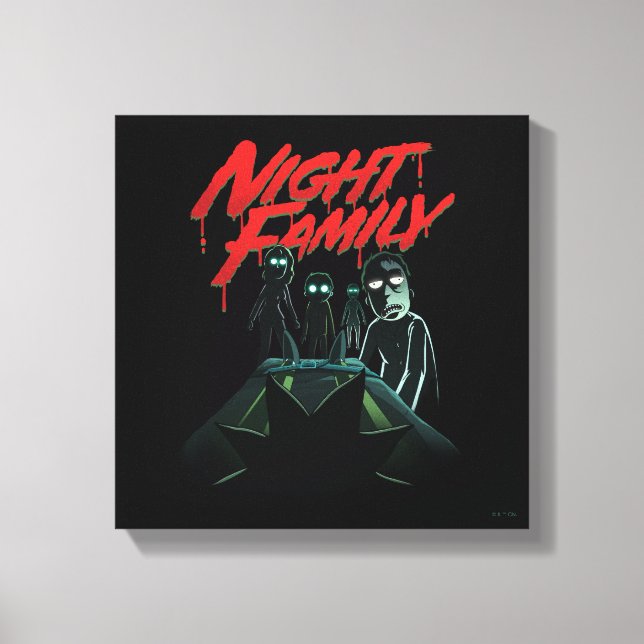 RICK AND MORTY™ | Night Family Canvas Print (Front)