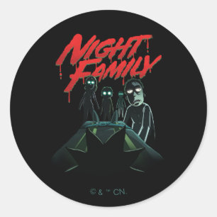 RICK AND MORTY™ Night Family Classic Round Sticker