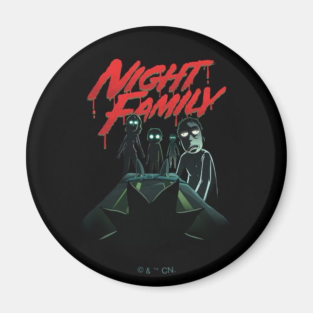 RICK AND MORTY™ | Night Family Magnet (Front)