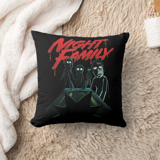 RICK AND MORTY™ | Night Family Throw Pillow (Blanket)