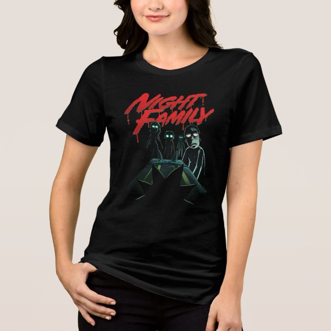 RICK AND MORTY™ | Night Family Tri-Blend Shirt (Front)