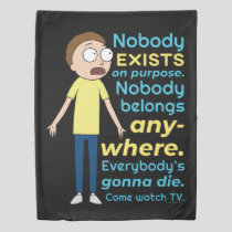 RICK AND MORTY™ | Nobody Exists On Purpose Duvet Cover