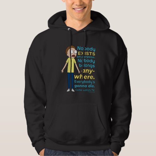 RICK AND MORTY  Nobody Exists On Purpose Hoodie