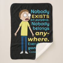RICK AND MORTY™ | Nobody Exists On Purpose Sherpa Blanket