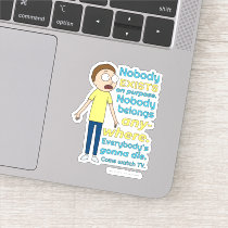 RICK AND MORTY™ | Nobody Exists On Purpose Sticker