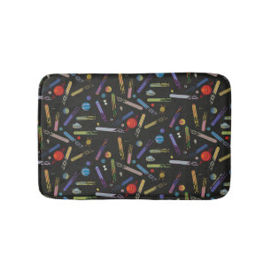 RICK AND MORTY™ Outer Space Comet Pattern Bath Mat