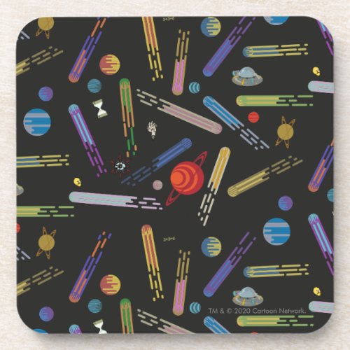 RICK AND MORTY  Outer Space Comet Pattern Beverage Coaster