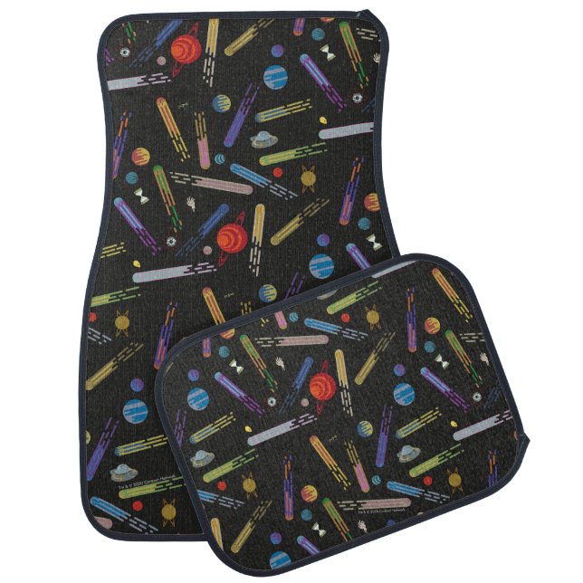 RICK AND MORTY™ | Outer Space Comet Pattern Car Floor Mat (Set)
