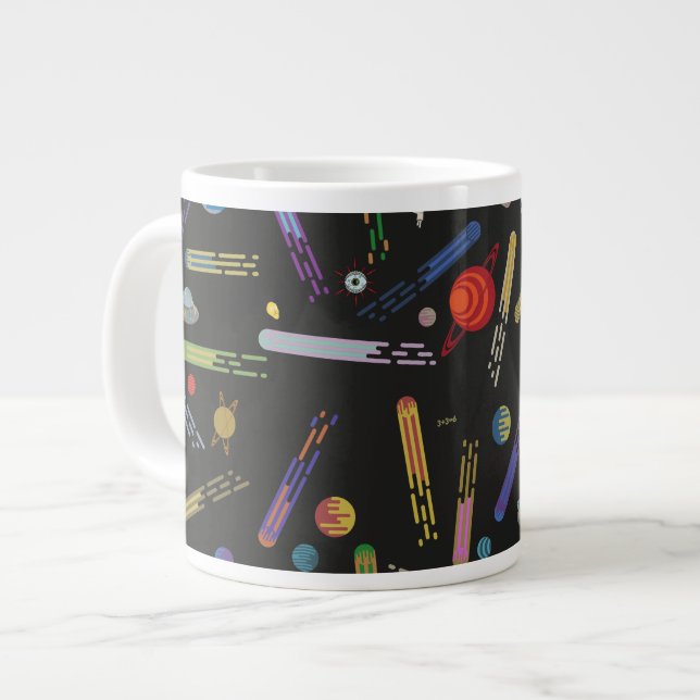 RICK AND MORTY™ | Outer Space Comet Pattern Giant Coffee Mug (Front Left)