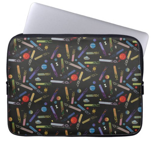 RICK AND MORTY  Outer Space Comet Pattern Laptop Sleeve