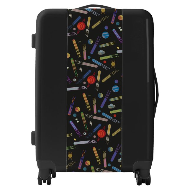 RICK AND MORTY™ | Outer Space Comet Pattern Luggage (Front)