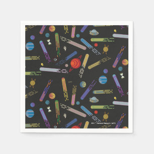 RICK AND MORTY™ Outer Space Comet Pattern Napkins