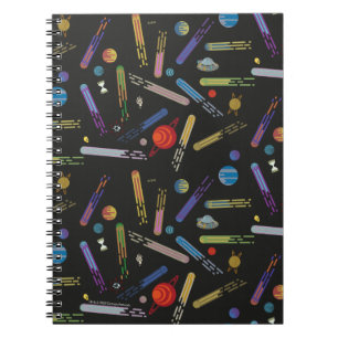 RICK AND MORTY™ Outer Space Comet Pattern Notebook